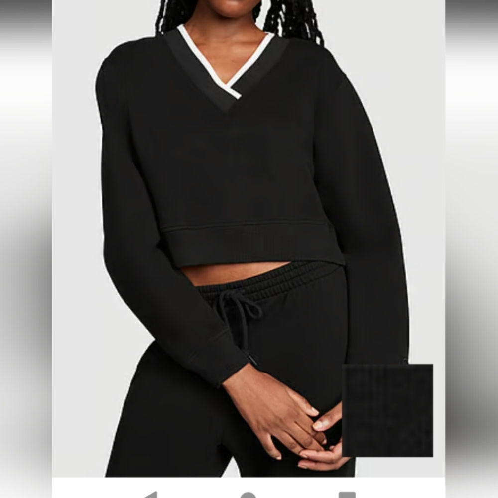 Black V-Neck Women's Sweater